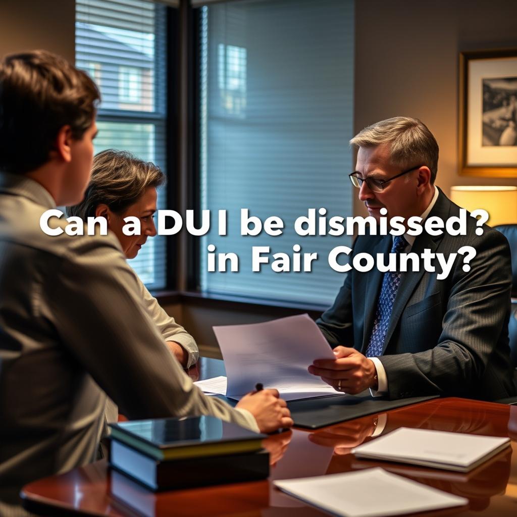 Can a DUI be dismissed in Fairfax County