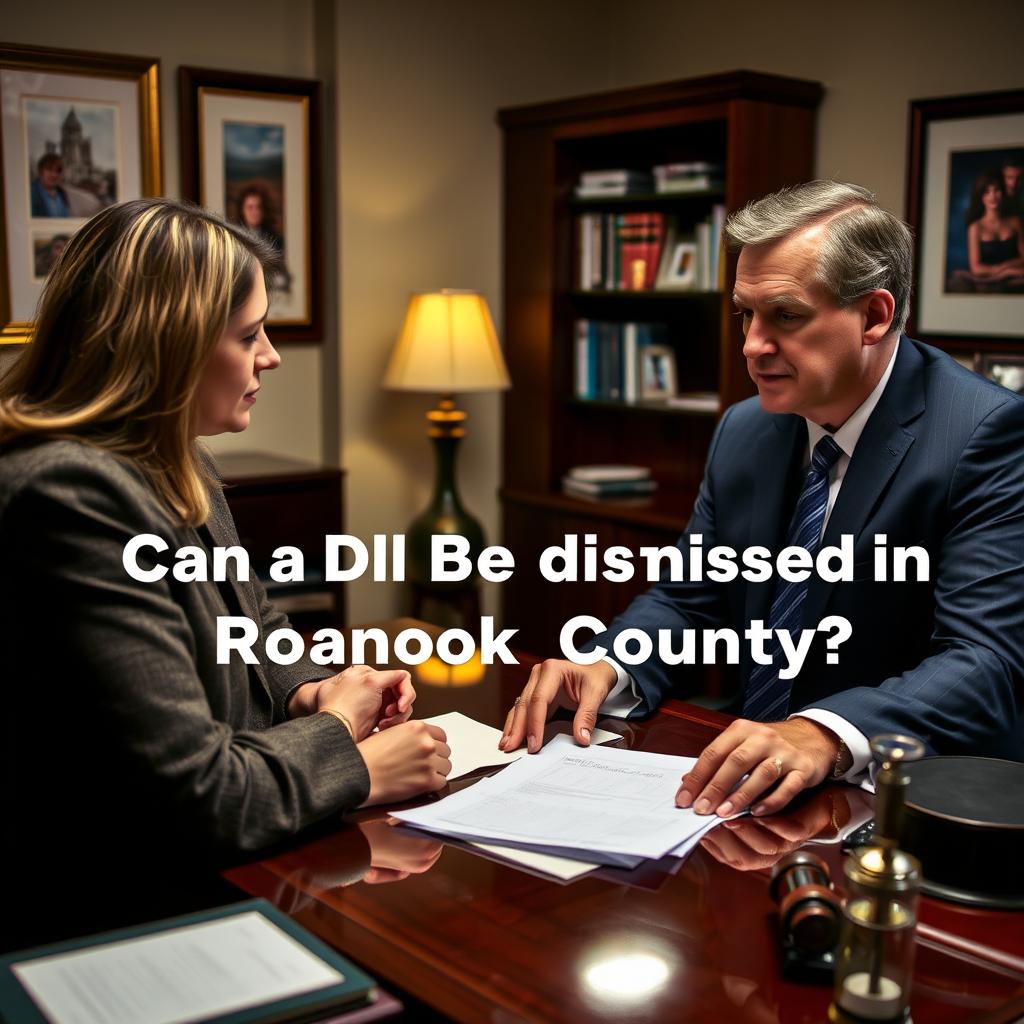 Can a DUI be dismissed in Roanoke County