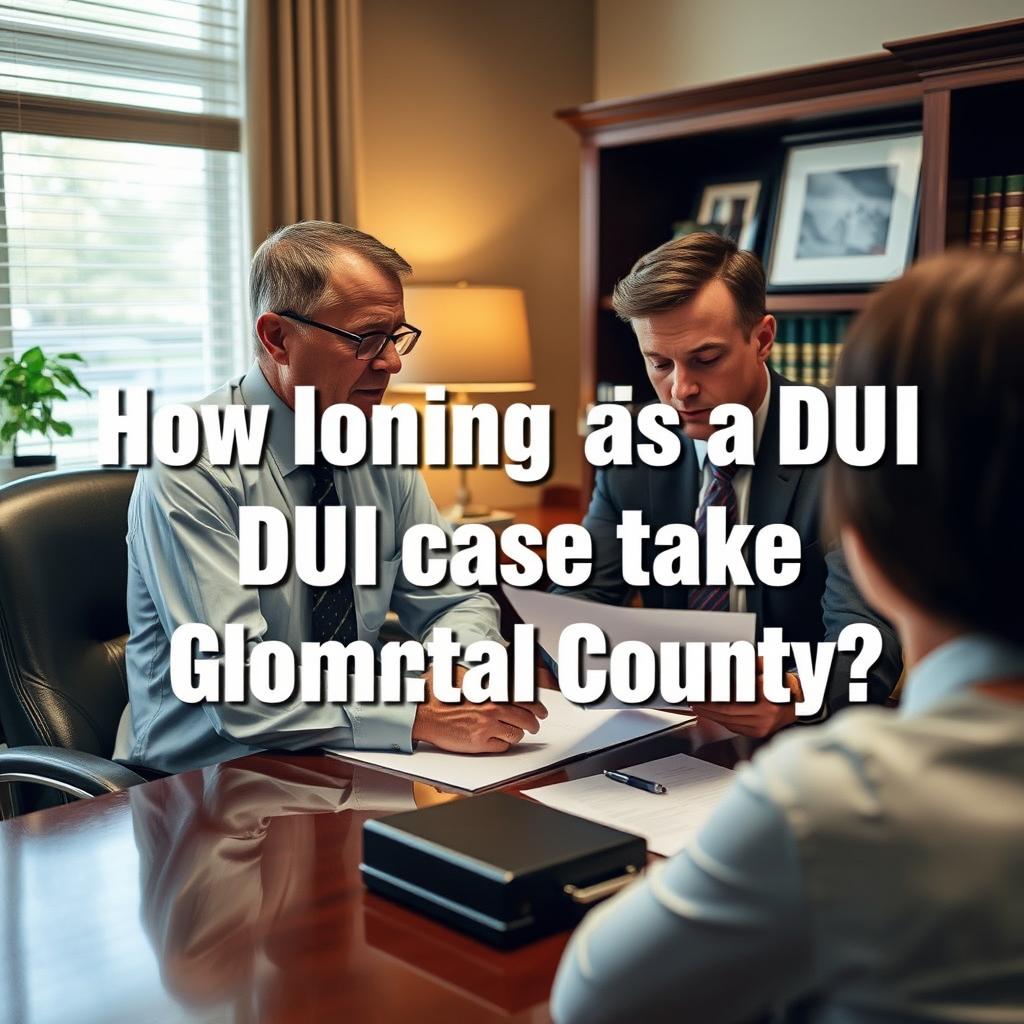 How long does a DUI case take in Gloucester County