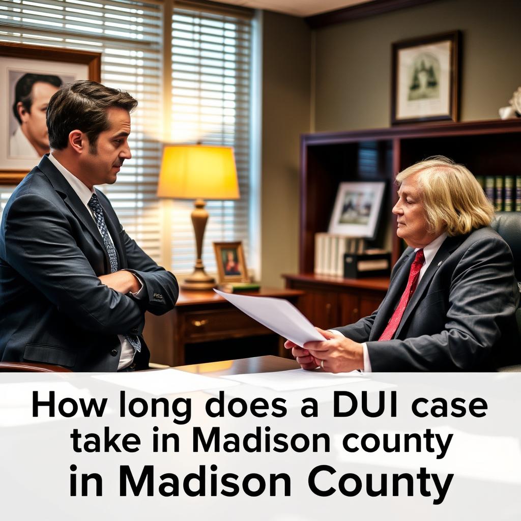 How long does a DUI case take in Madison County