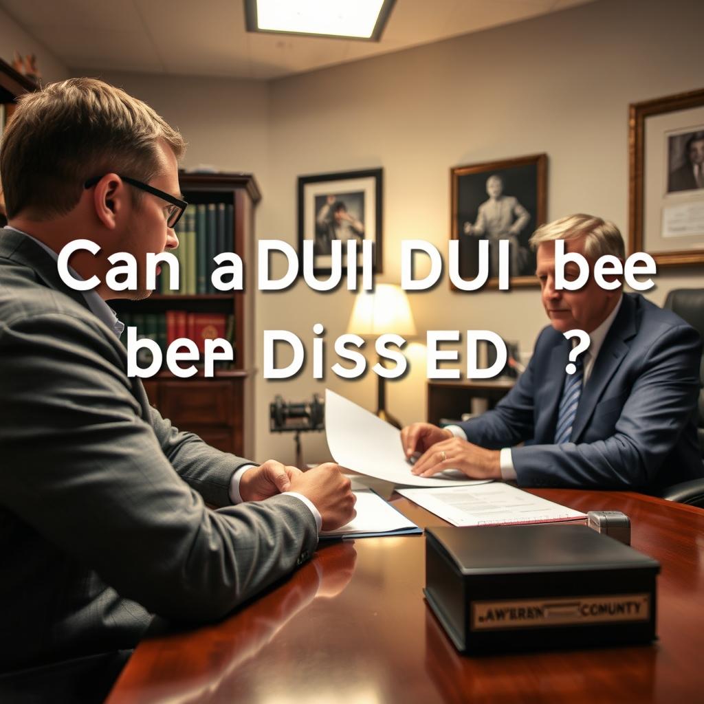 Can a DUI be dismissed in Warren County